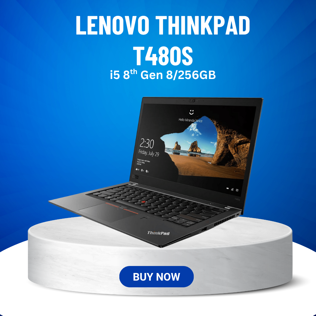 Lenovo ThinkPad T480s | i5 8th Gen | 8GB | 256GB SSD | Price BD